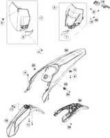 KTM FRONTWHEEL CPL.1,6X21''EXC.22MM 2015 350 SX-F 7770900124430