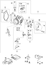 KTM Swingarm cmpl. 2019 NEW PART 2019 250 XC 79104030044