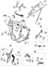 KTM Swingarm cmpl. 2019 2022 350 SX-F Chassis 79104030044