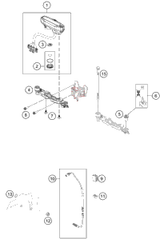 KTM CYLINDER AND PISTON 2014 250 XCF 77730038000