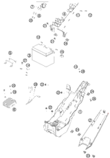 KTM LOCK KIT RC8       08 08 2008 1190 RC8 69011066044