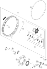 KTM WIRING HARNESS      2012 2012 2013 690 Enduro 76511075200