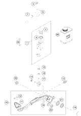 KTM Cyclinder and Piston cpl. 2020 450 SX-F 79430138100