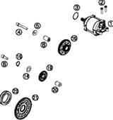 KTM CYLINDER + PISTON CPL. 2016 500 EXC 78730038200
