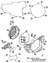 KTM CRANKSHAFT 250 SX     08 08 2009 250 SX 54830018300