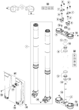 KTM SWINGARM CPL.       2014 2014 2014 350 SXF 77704030144