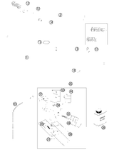 KTM SWINGARM CPL.       2014 2014 2014 150 XC 77704030144