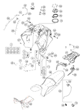 KTM Main wiring harness complete 2020 1290 SUPER ADVENTURE S ORANGE 60711075033
