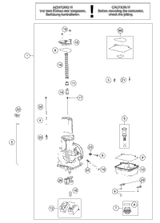 KTM Engine case cmpl. 2020 250 SX 55530000044