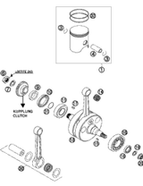 KTM CYLINDER + PISTON CPL.  2012 2012 2014 300 XC 54830338300