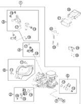 KTM CYLINDER + PISTON D=102 2018 690 ENDURO R 75330038100