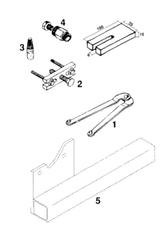 KTM Monoshock 250 SX 2021 2022 250 SX Chassis 18187U0301