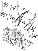 KTM FUEL TANK CPL. BLACK-MATT 2013 690 Duke White ABS 7600701304433A