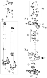 KTM REAR WHEEL CPL. 5''X17''   16 2016 1290 SUPER ADVENTURE 6041000114430A