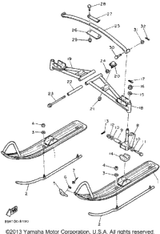 Nut, Self-Locking 1988 SNOSCOOT (ELEC START) (SV80EM) 90185-10085-00