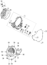 KTM ENGINE CASE CPL. 2017 250 EXC-F 79230100033