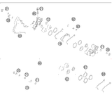 KTM MONOSHOCK ASSEMBLY GROUP 2015 1190 ADV GREY 46140006S1