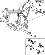 KTM FRAME ANTHRACITE ''515L3'' 2013 150 SX 51503101000BE