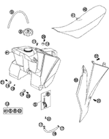 KTM MONOSH. 5018 PDS 350 EXC/XC-W 2016 350 EXCF 12187L6701