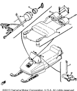 Band, Switch Cord 1972 SW433B 437-83936-01-00