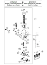 KTM Fork 450 XC-F/FX 19 NEW PART 2019 450 XC-F 18187S7901