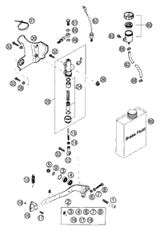 KTM MONOSHOCK 450/500 EXC-F 17 2017 450 EXC-F SIX DAYS 12187Q6901
