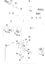 KTM FRAME ''548K4'' ORANGE 2015 250 XC-W 5480350110004