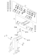 KTM FRAME ''775N2'' ORANGE    14 14 2015 250 XCF-W 7750310100004