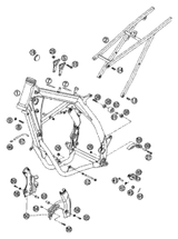 KTM FRAME ANTRAZIT ''548L4'' 2013 250 XC 54803601100BE
