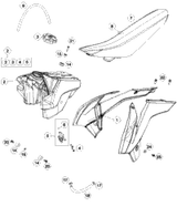 KTM Frame \472R3" elec. orange 2019 85 SX 19_16 47203001000EB"""