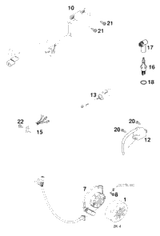 KTM Frame 125/150 SX electr. ora. 2018 150 SX 50403001100EB