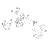 KTM \Frame """554R4"""" electr. orange"" 2018 250 XC 55403001300EB"""