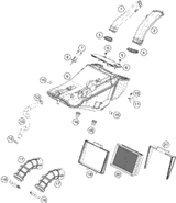 KTM Fuel tank 2021 890 ADV (BLACK) Chassis 63507113000KC