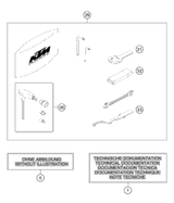 KTM Fuel tank 2022 890 ADVENTURE, Orange Chassis 63507113000KC