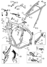 KTM Frame 557T2 2023 250 XC-W Chassis 55703101000EB