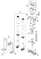 KTM Frame 791T4 2021 450 XC-F Chassis 7910300130033
