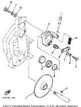 Washer, Spring 1985 XL-V (XL540J) 92990-10100-00