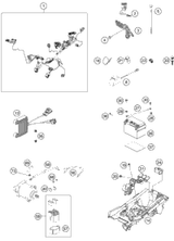 KTM Frame 555S4 black 2021 250 XC TPI Chassis 5570300110033