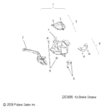 Victory Master Cylinder, Front, Silver [Incl. 1-5] 2009  Vision Street/Ness/Touring/10Th Ann. (V09Sb36/Sc36/Sd36/Sz36) 1911378-385