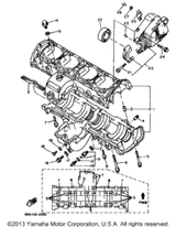 Pin, Straight 1993 VMAX-4 (VX750T) 90250-06013-00