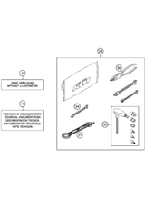 KTM SWING ARM CPL. PDS 2017 2017 2018 300 XC-W SIX DAYS 79604030044