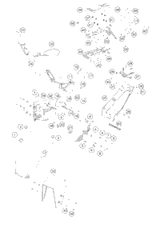 KTM Fork leg right 2020 390 ADV ORANGE 95801002000