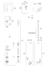KTM Subframe jet black 2022 390 ADVENTURE, Orange - B.D. Chassis 95803002044C1