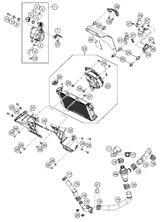 KTM Shock absorber 2018 390 DUKE WHITE - Chassis 93304010000