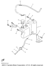 Bolt, Flange UR 1995 VMAX 600 LE (ELEC START) (VX600EV) 95827-08016-00