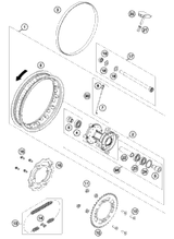 KTM ENGINE CASE CPL.+BEAR. 50 SX 2010 50 SX 45230000033