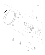 KTM REAR WHEEL 50SX/MINI 2015 2015 2017 50 SX 45210001544