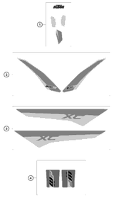 KTM Engine case cmpl. 2021 125 SX Engine 50430000244