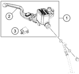 KTM Crankshaft assemby comp 2018 RC 390 93830018100