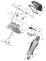 Can-Am Cylinder Head Ass'y 2023  Outlander 570 EFI - DPS - (2CPA-2CPB-2CPC) North America 420613532 Can-Am Cylinder Head Ass'y 2023  Outlander 570 EFI - DPS - (2CPA-2CPB-2CPC) North America 420613532